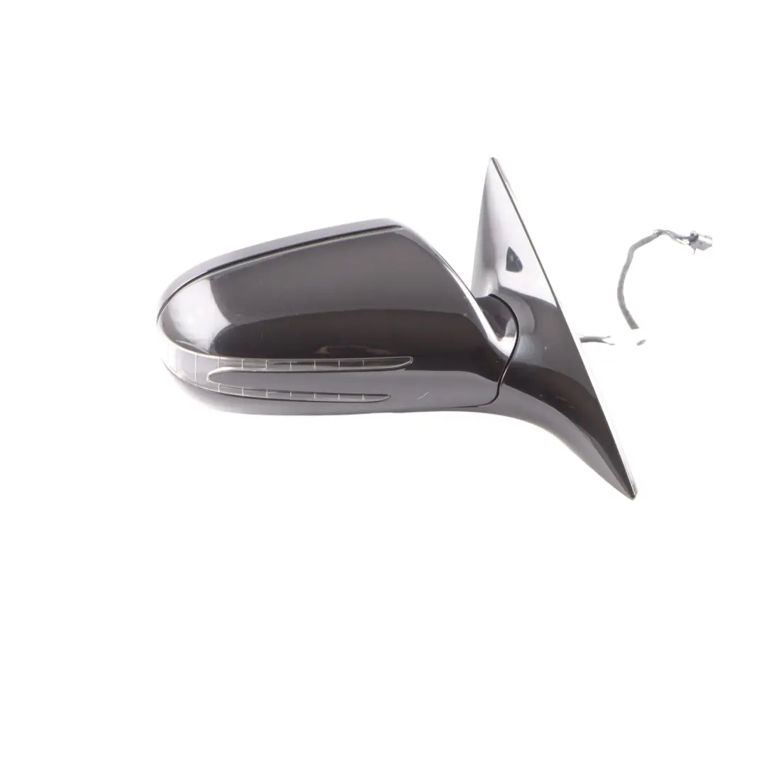 Mercedes CLS C219 Wing Mirror Door Right O/S Power Fold Obsidian Black 197 - SKU RHD-A2198102676-OB - Part number A2198102676