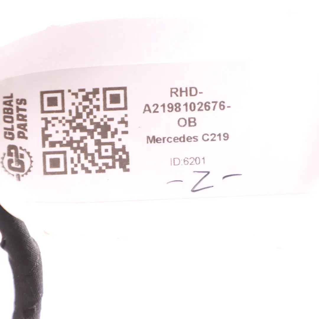 Wing Mirror Door Right O/S Power Fold Obsidian Black 197 to Mercedes CLS C219 with Part number A2198102676 Mercedes CLS C219 Wing Mirror Door Right O/S Power Fold Obsidian Black 197 - SKU RHD-A2198102676-OB - Part number A2198102676