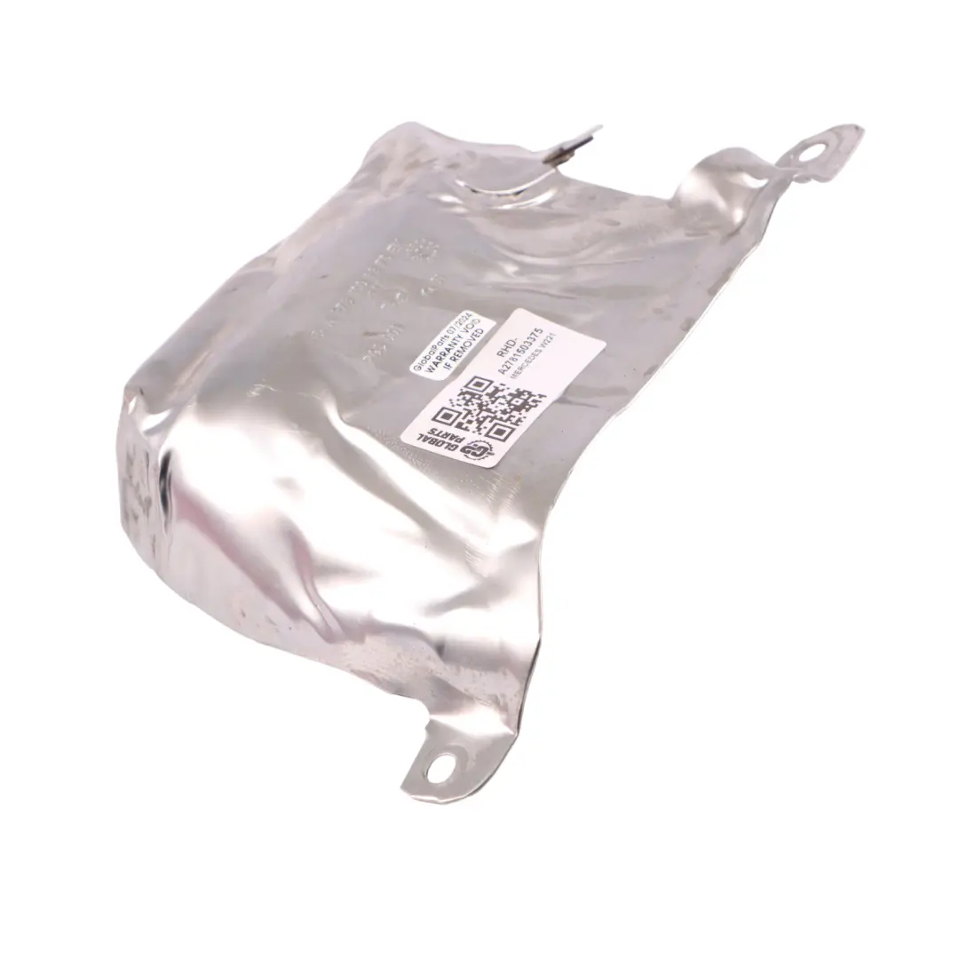 Heat Shield Mercedes C216 W221 W222 Starter Motor Heat Plate to Engine with Part number A2781503375 Engine Heat Shield Mercedes C216 W221 W222 Starter Motor Heat Plate - SKU RHD-A2781503375 - Part number A2781503375