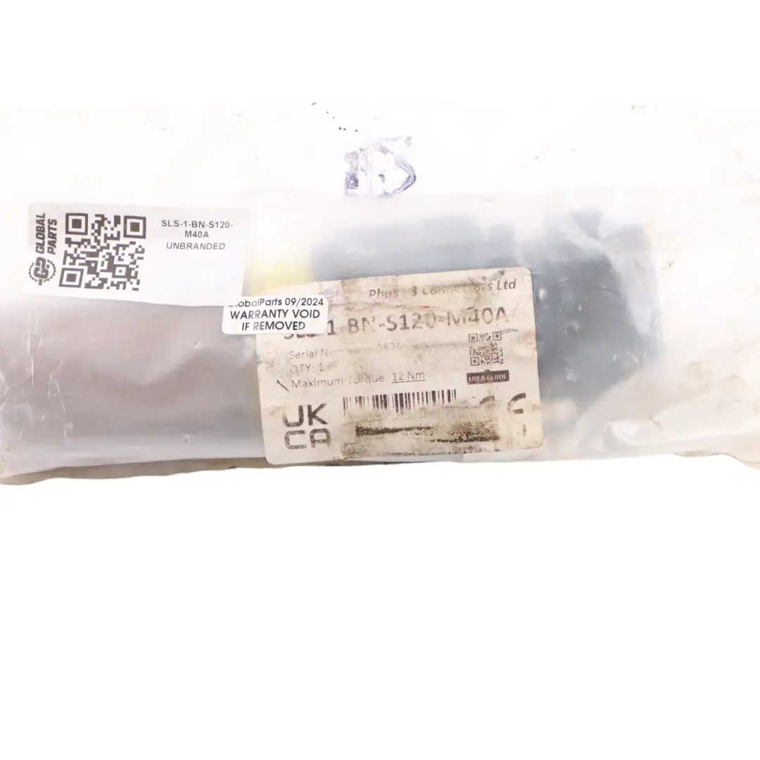 Phase 3 Powersafe 500A L1 Drain Connector SLD0002 - SKU SLS-1-BN-S120-M40A - Part number SLS-1-BN-S120-M40A