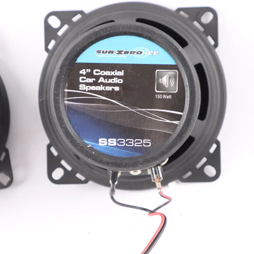 Sub-Zero Ice Audio Speakers 4" 150W Coaxial Car Stereo Speaker Set  - SKU SS3325 - Part number SS3325