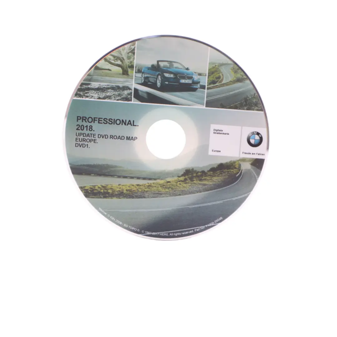 Disc Professional Navigation 2009-2 DVD Road Map Europe to BMW with Part number T1000-15641 BMW Disc Professional Navigation 2009-2 DVD Road Map Europe - SKU T1000-15641 - Part number T1000-15641
