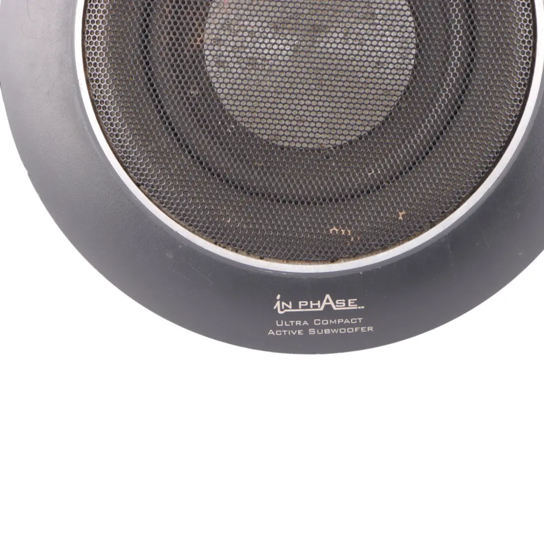 Underseat Active Subwoofer 300W 4Ohm to In Phase Ultra Compact with Part number USW10 In Phase Ultra Compact Underseat Active Subwoofer 300W 4Ohm - SKU USW10 - Part number USW10