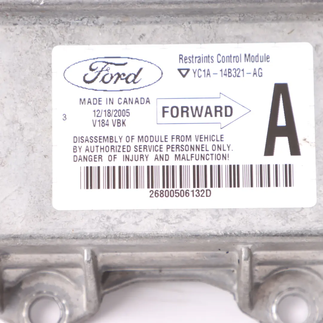 Ford Transit MK6 Module Unité Contrôle Air ECU - SKU YC1A14B321AG - Numéro de pièce YC1A14B321AG