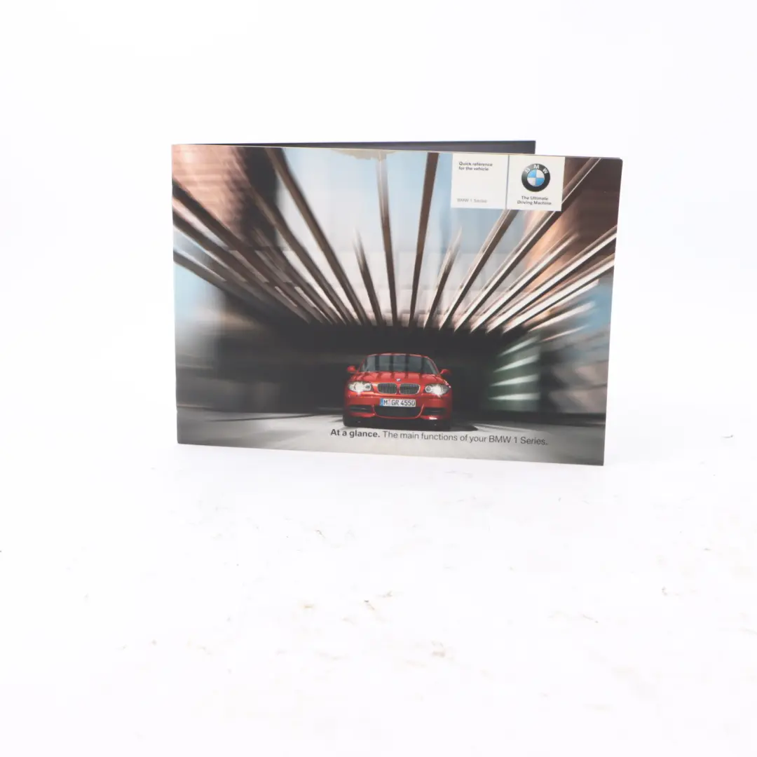 BMW E81 E87 LCI Servicio Manual del propietario Juego de estuche y cartera - SKU 0013222-1 - Número de pieza 0013222