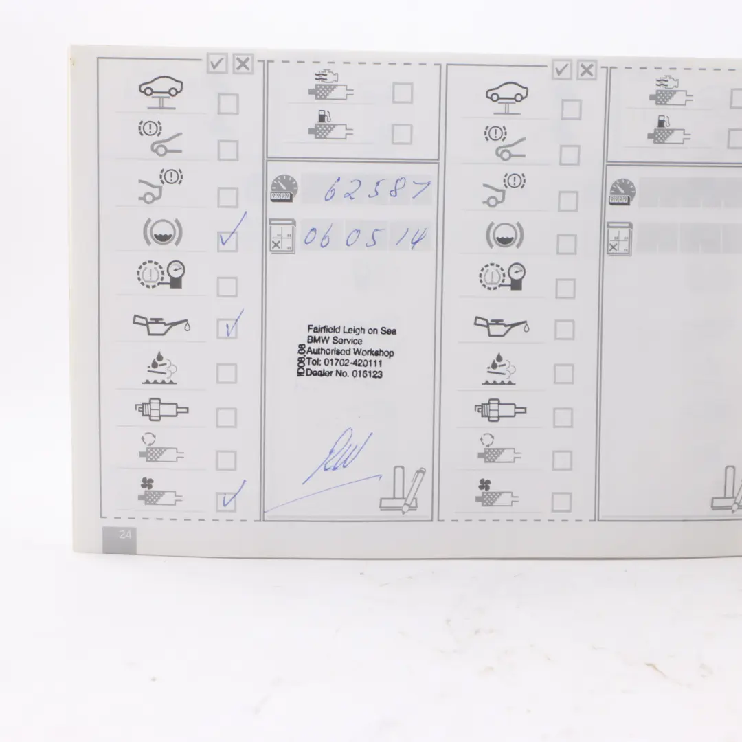 BMW E81 E87 LCI Książka Serwisowa Zestaw Etui - SKU 0013222-1 - Numer Części 0013222