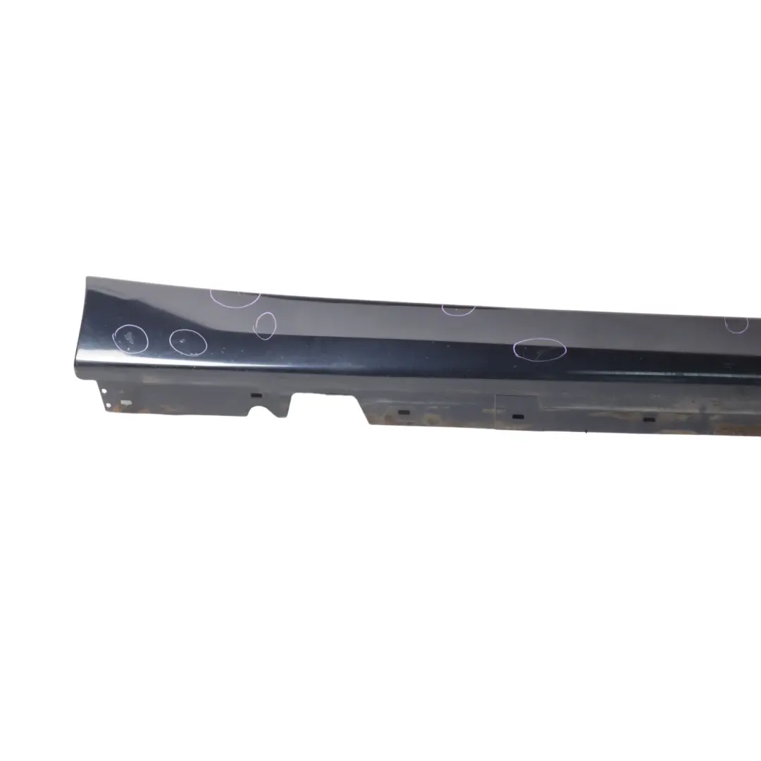 Side Skirt Sill Strip Right O/S Monacoblau Monaco Blau Blue - A35 to BMW E90 E91 with Part number 0032950 BMW E90 E91 Side Skirt Sill Strip Right O/S Monacoblau Monaco Blau Blue - A35 - SKU 0032950-MB1 - Part number 0032950
