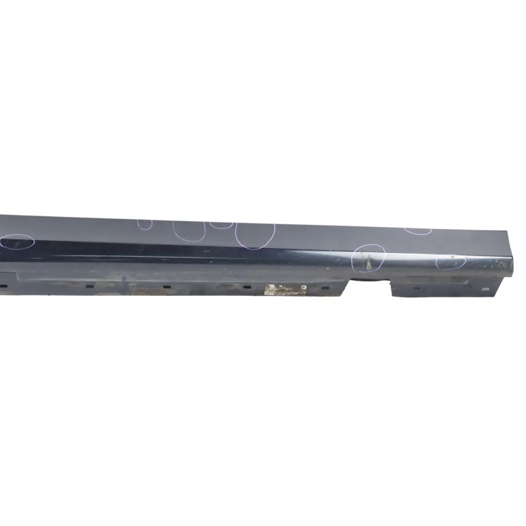 Side Skirt Sill Strip Right O/S Monacoblau Monaco Blau Blue - A35 to BMW E90 E91 with Part number 0032950 BMW E90 E91 Side Skirt Sill Strip Right O/S Monacoblau Monaco Blau Blue - A35 - SKU 0032950-MB1 - Part number 0032950