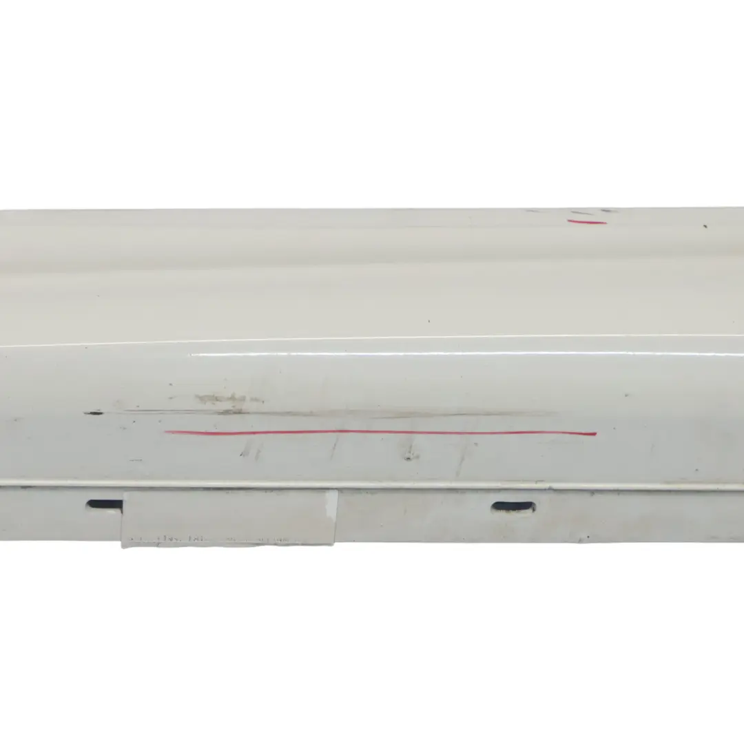  Faldon lateralBMW E81 E82 E88 M Sport Sill Strip Izquierda Alpinweiss Blanco 300 - SKU 0034731-AW - Número de pieza 0034731