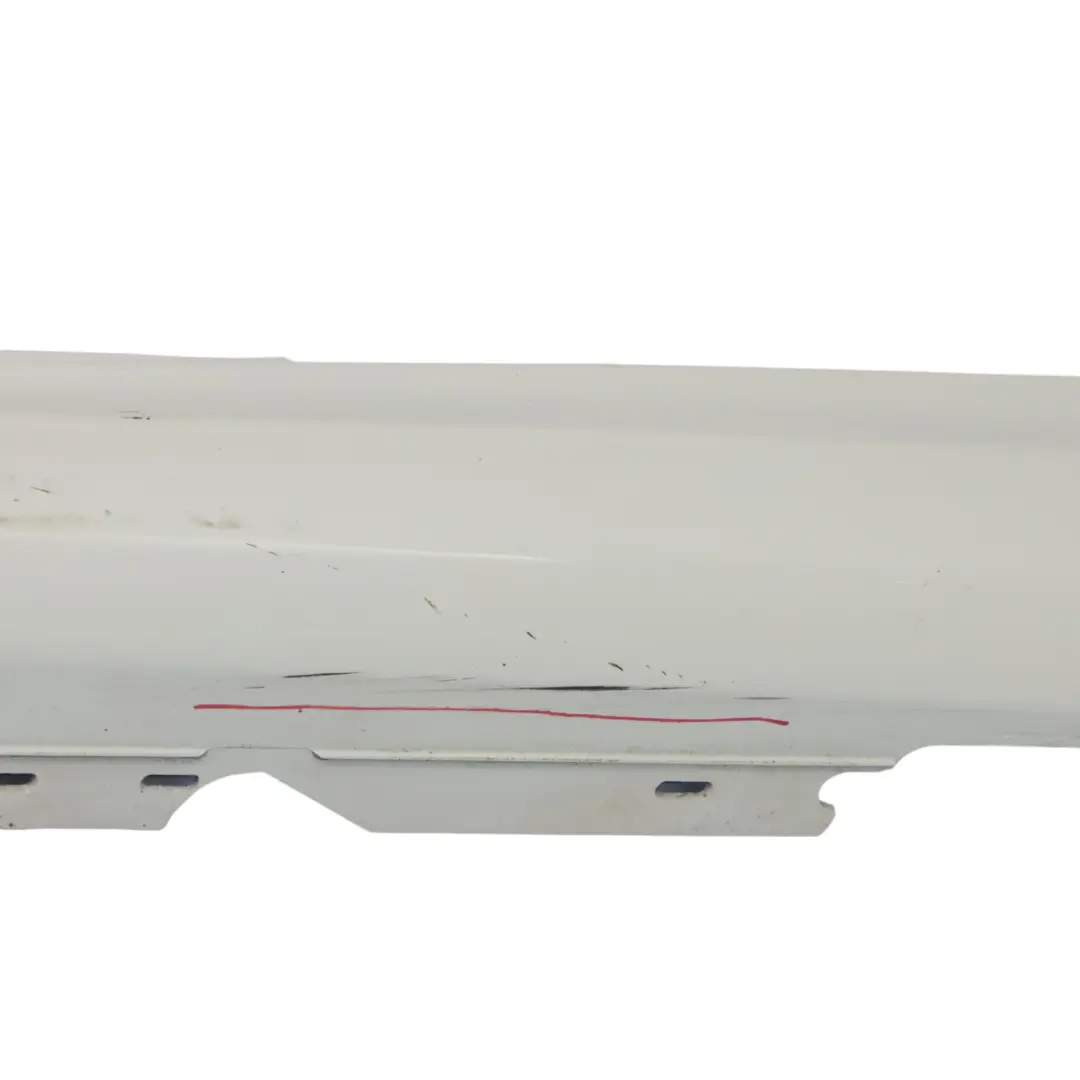BMW E81 E82 Listwa Lewa Próg M-Pakiet Alpinweiss 3 - 300 - SKU 0034731-AW - Numer Części 0034731