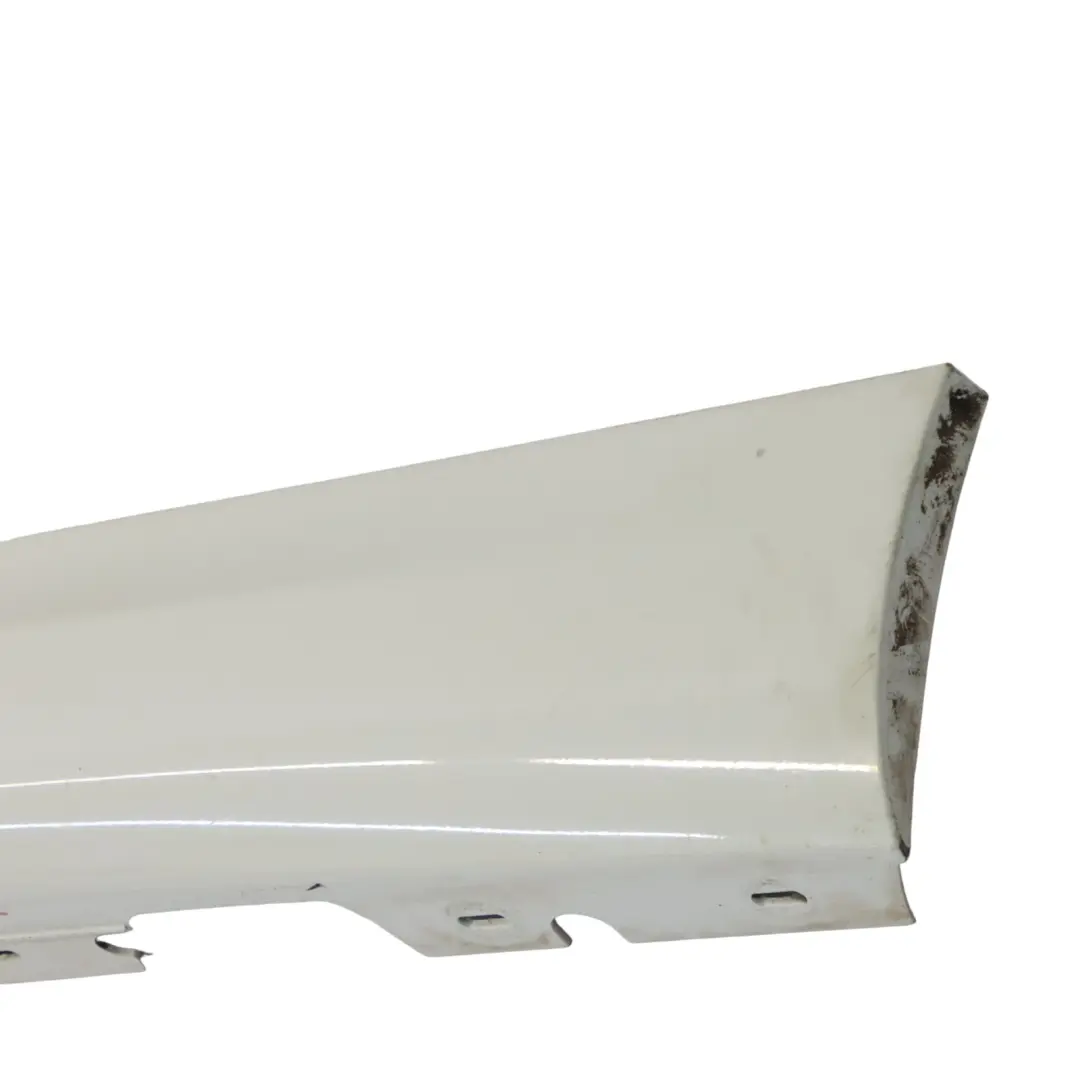 BMW E81 E82 Listwa Lewa Próg M-Pakiet Alpinweiss 3 - 300 - SKU 0034731-AW - Numer Części 0034731
