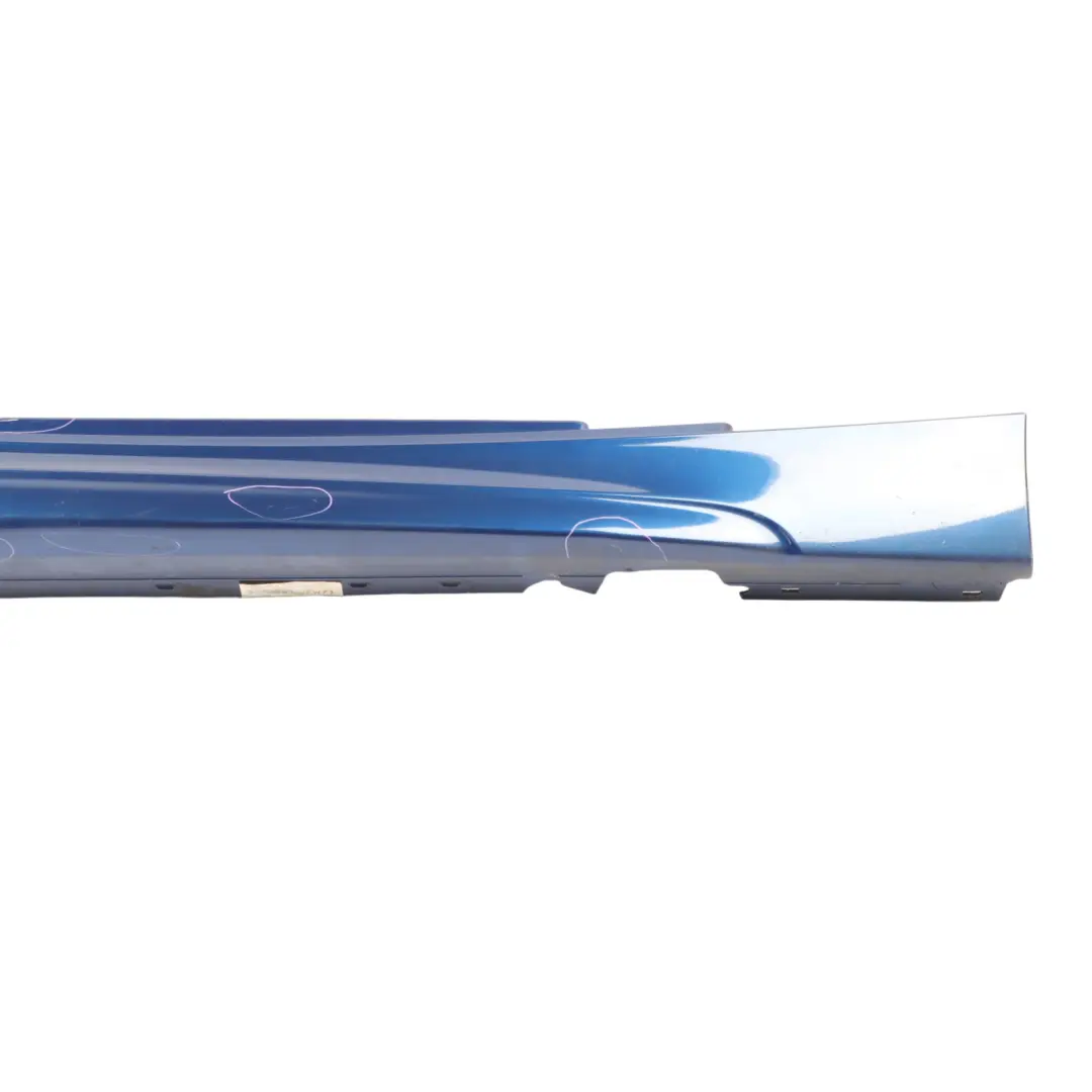 BMW E81 E82 E88 M Sport Sill Strip Skirt Right O/S Le Mans Blau Metallic - 381 - SKU 0034732-LMB5 - Part number 0034732