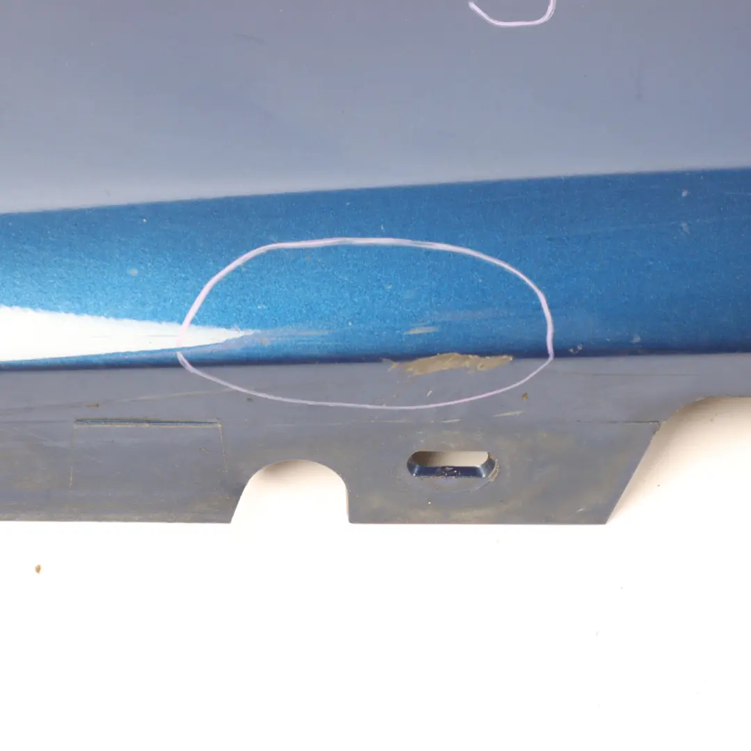 BMW E81 E82 E88 M Sport Sill Strip Skirt Right O/S Le Mans Blau Metallic - 381 - SKU 0034732-LMB5 - Part number 0034732