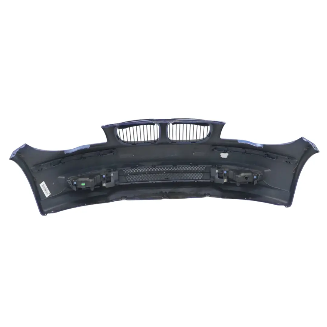 BMW E81 E87 LCI Complete Front Bumper Trim PDC Montegoblau Montego Blue - A51 - SKU 0035909-MTB - Part number 0035909