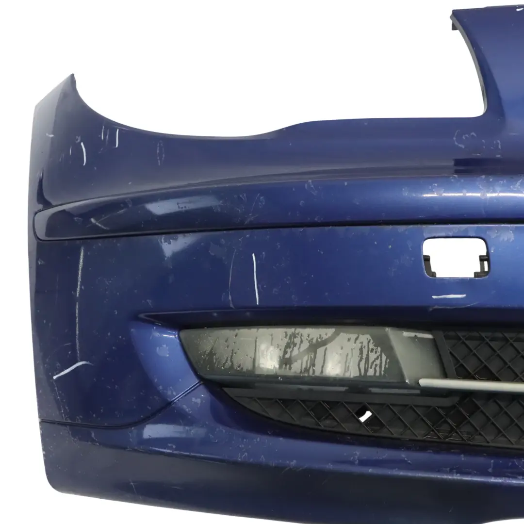 BMW E81 E87 LCI Complete Front Bumper Trim PDC Montegoblau Montego Blue - A51 - SKU 0035909-MTB - Part number 0035909
