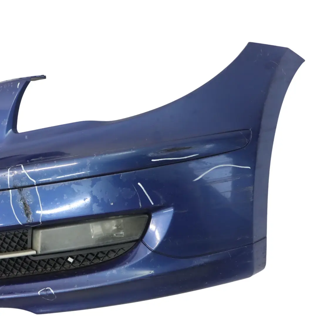 BMW E81 E87 LCI Complete Front Bumper Trim PDC Montegoblau Montego Blue - A51 - SKU 0035909-MTB - Part number 0035909