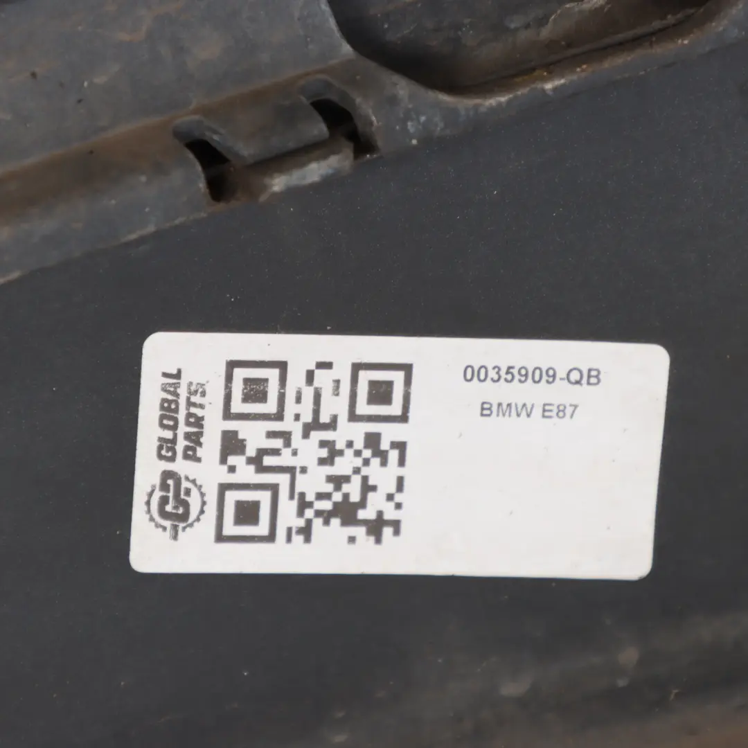 Complete Front Bumper Trim PDC Quarzblau Blue - A18 to BMW E81 E87 LCI with Part number 0035909 BMW E81 E87 LCI Complete Front Bumper Trim PDC Quarzblau Blue - A18 - SKU 0035909-QB - Part number 0035909