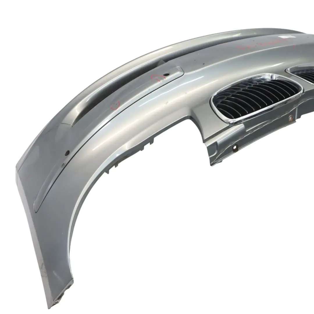 BMW E81 E87 LCI Front Bumper Trim Spacegrau Space Grey Metallic - A52 - SKU 0035909-SCG - Part number 0035909