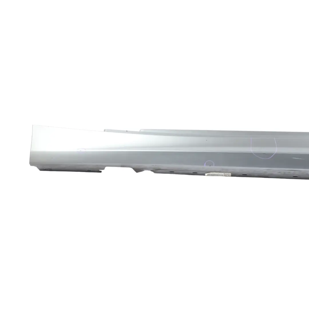 Side Skirt Sill Strip Left N/S Spacegrau Grey Metallic - A52 to BMW E81 E82 E88 with Part number 0036143 BMW E81 E82 E88 Side Skirt Sill Strip Left N/S Spacegrau Grey Metallic - A52 - SKU 0036143-SCG1 - Part number 0036143
