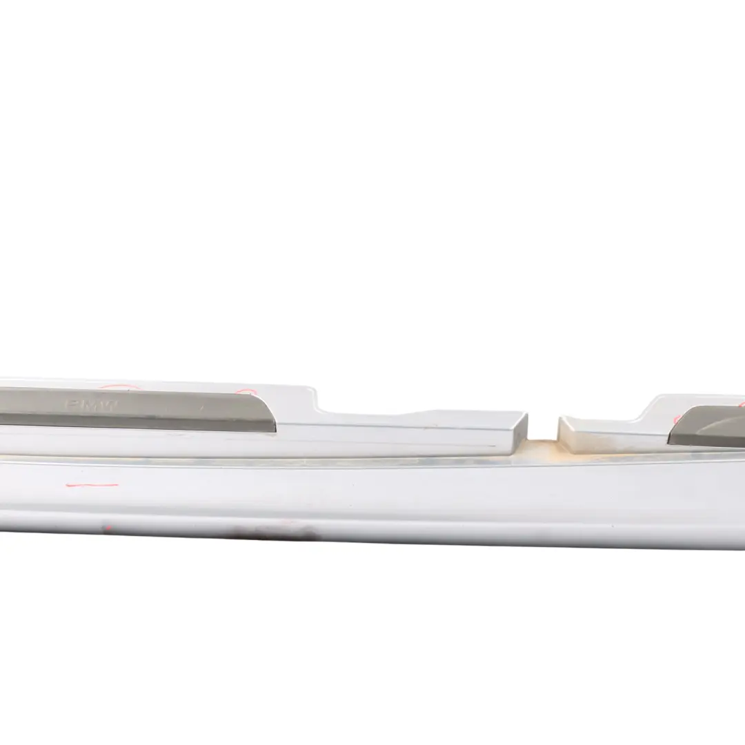 BMW 1 E87 LCI Sill Strip Side Skirt Left N/S Quarzblau Quartz Blue - A18 - SKU 0036145-QB - Part number 0036145