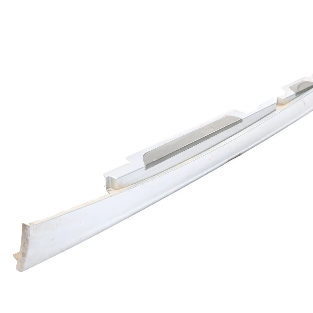 BMW 1 E87 LCI Sill Strip Side Skirt Left N/S Quarzblau Quartz Blue - A18 - SKU 0036145-QB - Part number 0036145