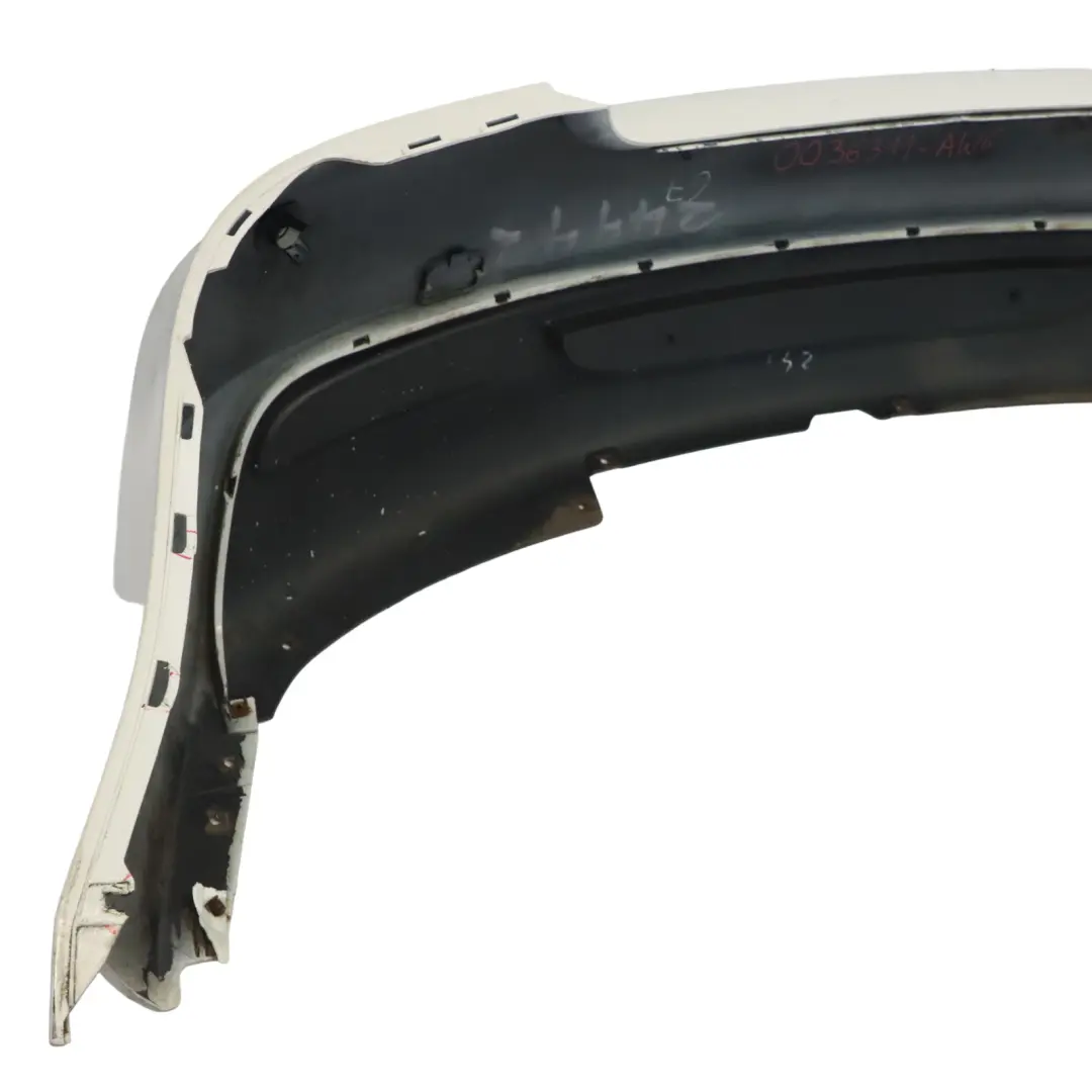 Bumper M Sport Trim Panel Alpinweiss Alpine White - 300 to BMW E82 E88 Rear with Part number 0036311 BMW E82 E88 Rear Bumper M Sport Trim Panel Alpinweiss Alpine White - 300 - SKU 0036311-AW6 - Part number 0036311