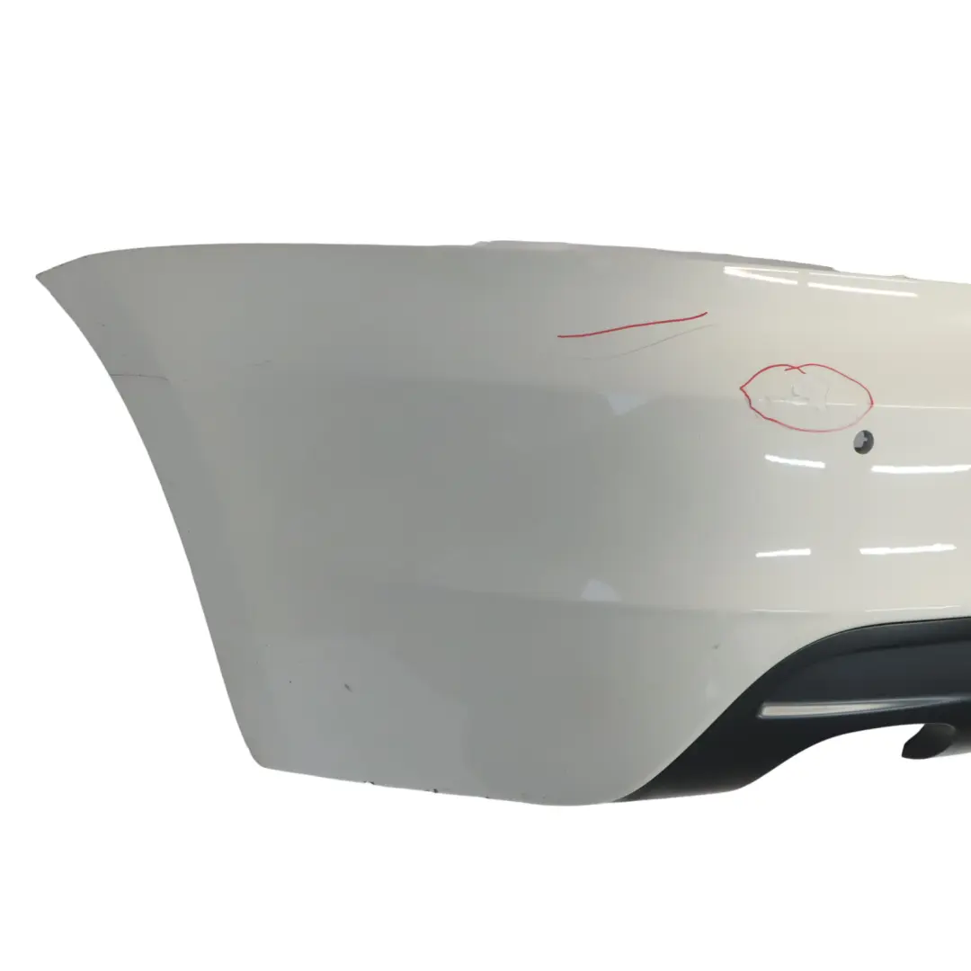 Bumper M Sport Trim Panel Alpinweiss Alpine White - 300 to BMW E82 E88 Rear with Part number 0036311 BMW E82 E88 Rear Bumper M Sport Trim Panel Alpinweiss Alpine White - 300 - SKU 0036311-AW6 - Part number 0036311