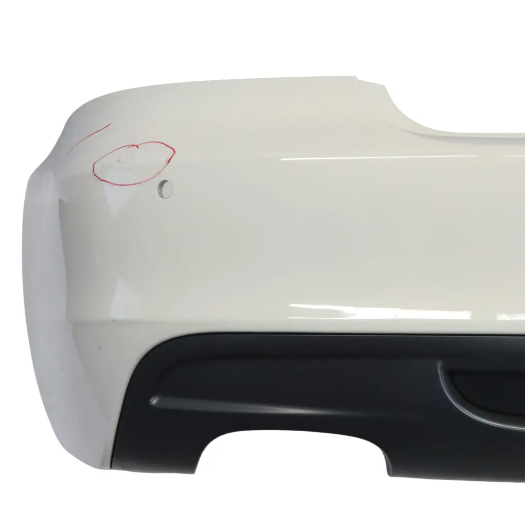 BMW E82 E88 Rear Bumper M Sport Trim Panel Alpinweiss Alpine White - 300 - SKU 0036311-AW6 - Part number 0036311