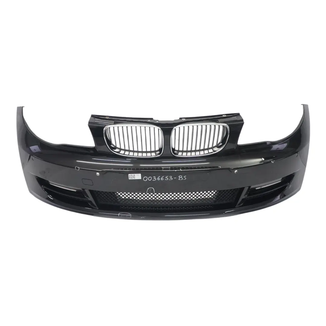 Front Bumper Trim Cover PDC Black Sapphire Metallic - 475 to BMW E82 E88 with Part number 0036653 BMW E82 E88 Front Bumper Trim Cover PDC Black Sapphire Metallic - 475 - SKU 0036653-BS - Part number 0036653