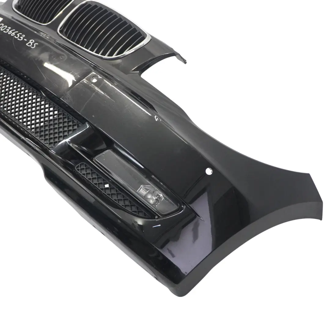BMW E82 E88 Front Bumper Trim Cover PDC Black Sapphire Metallic - 475 - SKU 0036653-BS - Part number 0036653