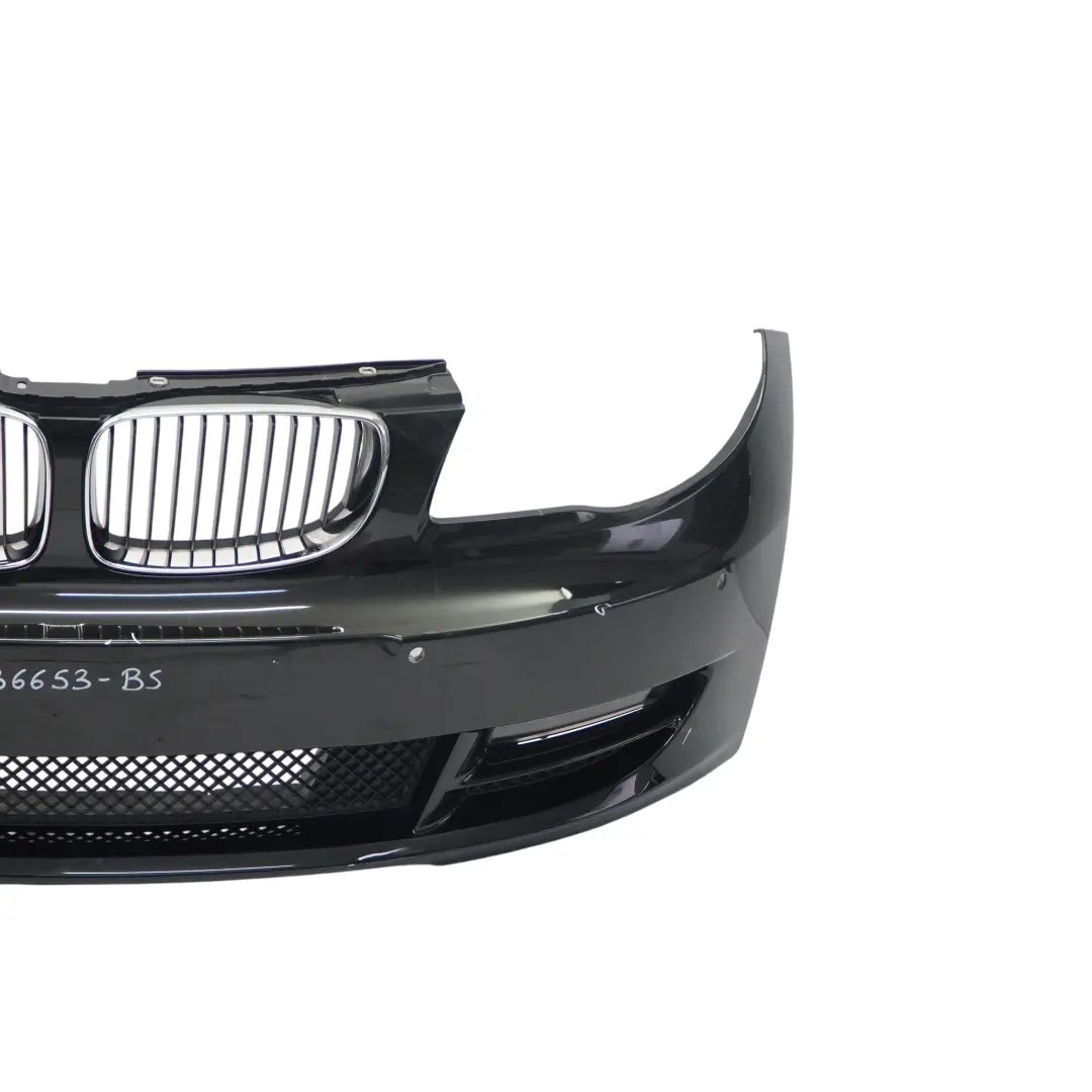 BMW E82 E88 Front Bumper Trim Cover PDC Black Sapphire Metallic - 475 - SKU 0036653-BS - Part number 0036653