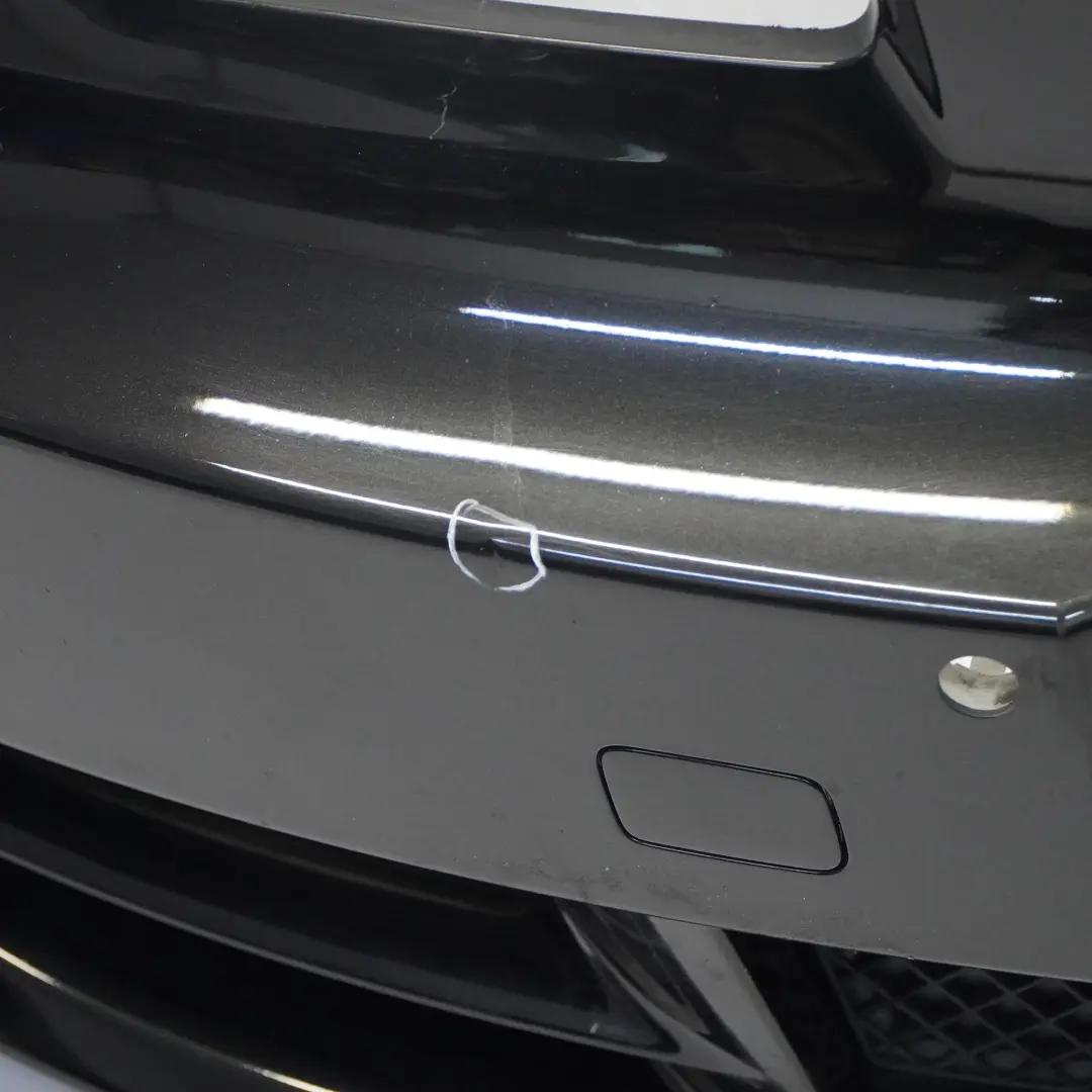 BMW E82 E88 Front Bumper Trim Cover PDC Black Sapphire Metallic - 475 - SKU 0036653-BS - Part number 0036653