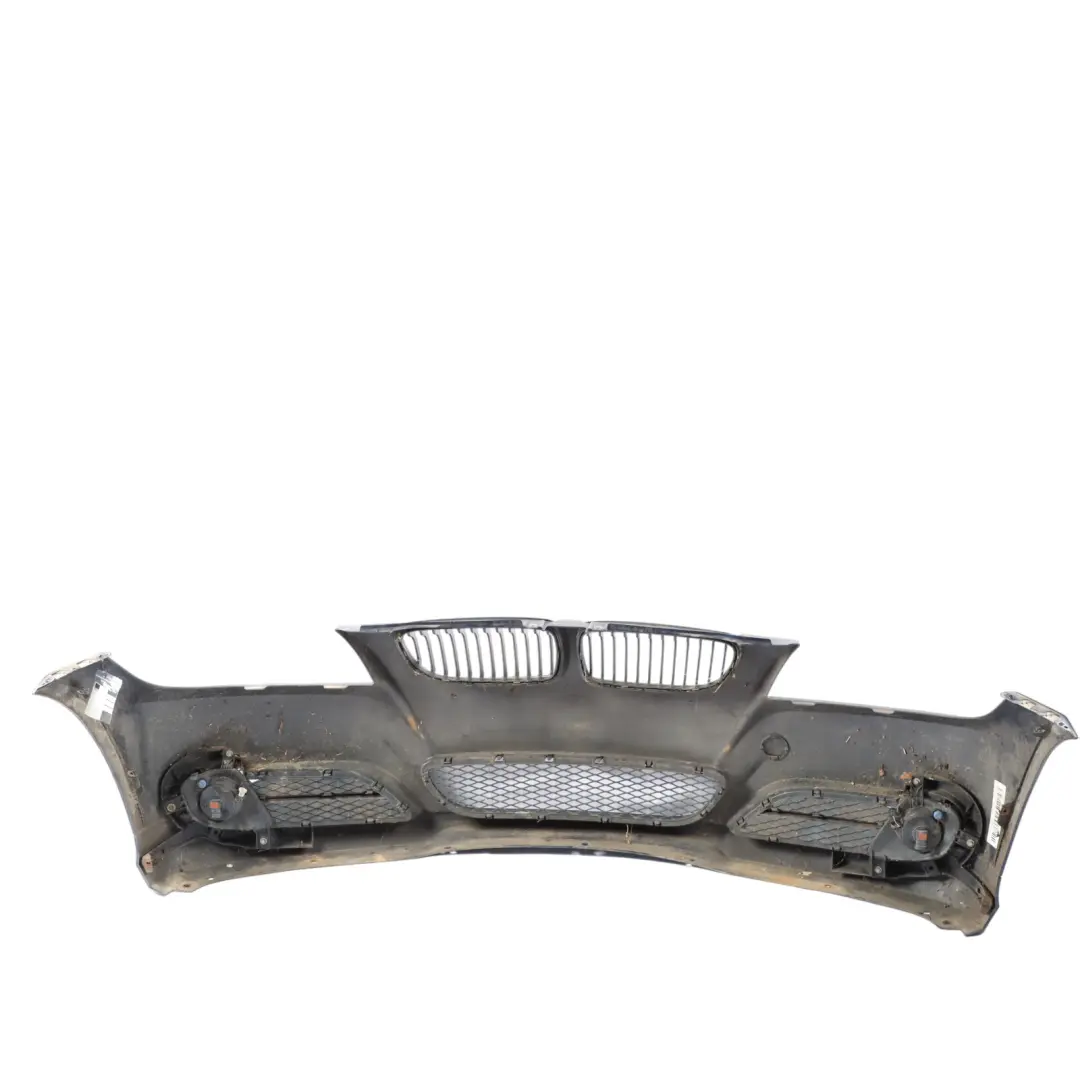 BMW E90 LCI Front Bumper Trim Panel Complete Tiefseeblau Deep Sea Blue - A76 - SKU 0036839-DSB - Part number 0036839