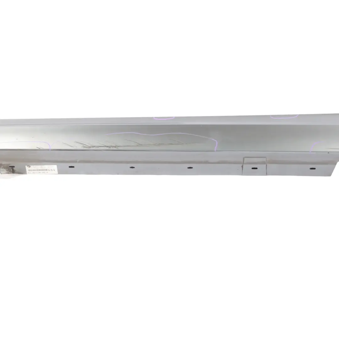 Sill Strip Side Skirt Left N/S Spacegrau Space Grey - A52 to BMW E90 E91 LCI with Part number 0037059 BMW E90 E91 LCI Sill Strip Side Skirt Left N/S Spacegrau Space Grey - A52 - SKU 0037059-SCG - Part number 0037059
