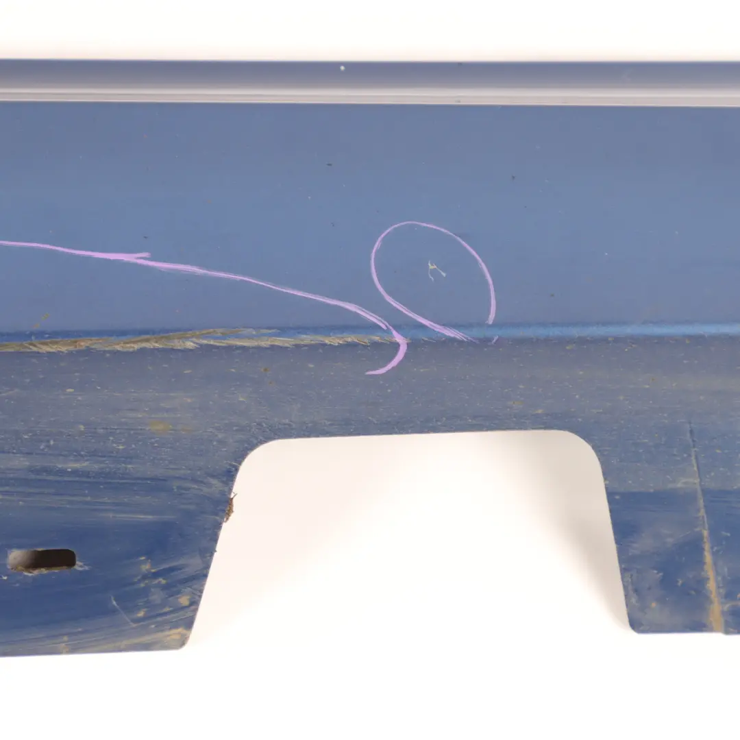 BMW E90 E91 LCI Sill Strip Side Skirt Right O/S Montegoblau Blue Metallic - A51 - SKU 0037060-MTB1 - Part number 0037060