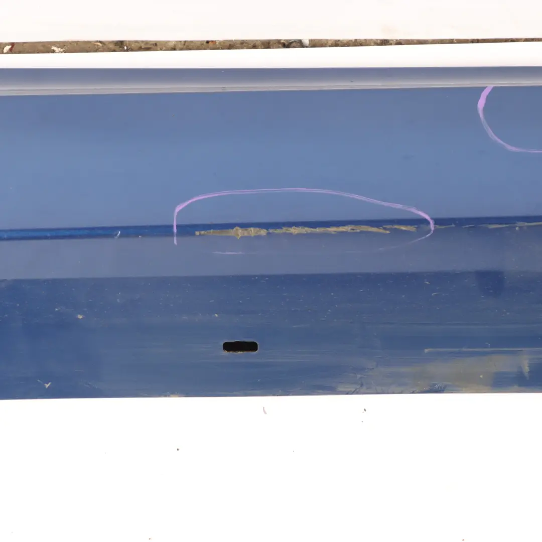 Sill Strip Side Skirt Right O/S Montegoblau Blue Metallic - A51 to BMW E90 E91 LCI with Part number 0037060 BMW E90 E91 LCI Sill Strip Side Skirt Right O/S Montegoblau Blue Metallic - A51 - SKU 0037060-MTB1 - Part number 0037060