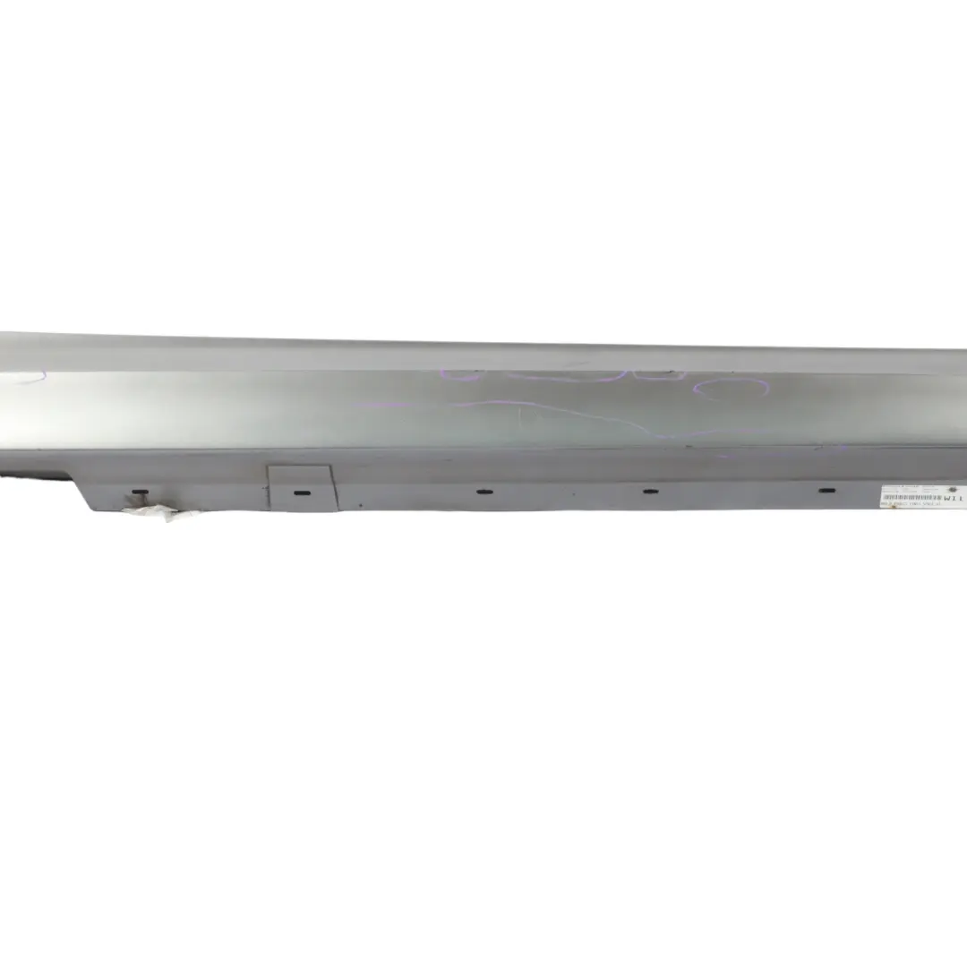 Sill Strip Side Skirt Right O/S Spacegrau Grey Metallic- A52 to BMW E90 E91 LCI with Part number 0037060 BMW E90 E91 LCI Sill Strip Side Skirt Right O/S Spacegrau Grey Metallic- A52 - SKU 0037060-SCG - Part number 0037060