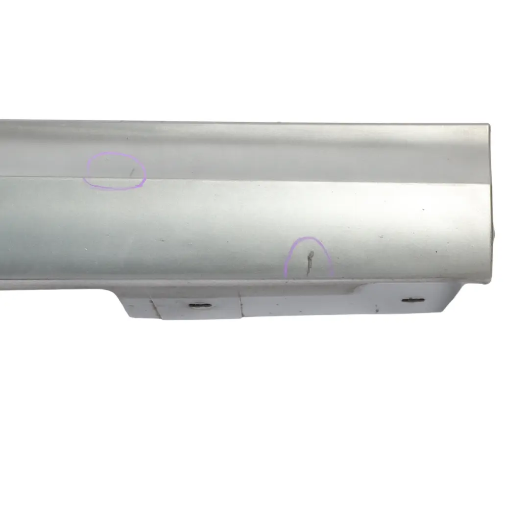 Sill Strip Side Skirt Right O/S Spacegrau Grey Metallic- A52 to BMW E90 E91 LCI with Part number 0037060 BMW E90 E91 LCI Sill Strip Side Skirt Right O/S Spacegrau Grey Metallic- A52 - SKU 0037060-SCG - Part number 0037060