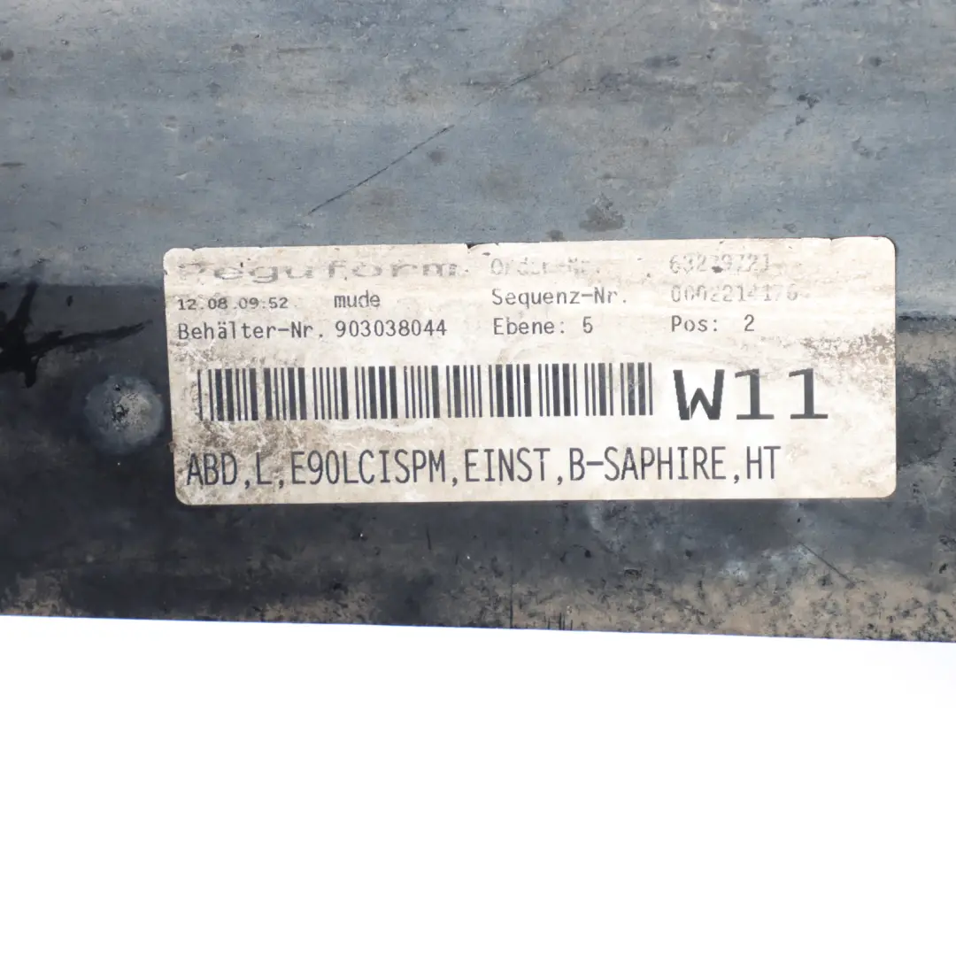 BMW 3 E90 E91 LCI M Sport Schwellerleiste Schweller Links Sapphire Schwarz - SKU 0037229-BS - Teilenummer 0037229