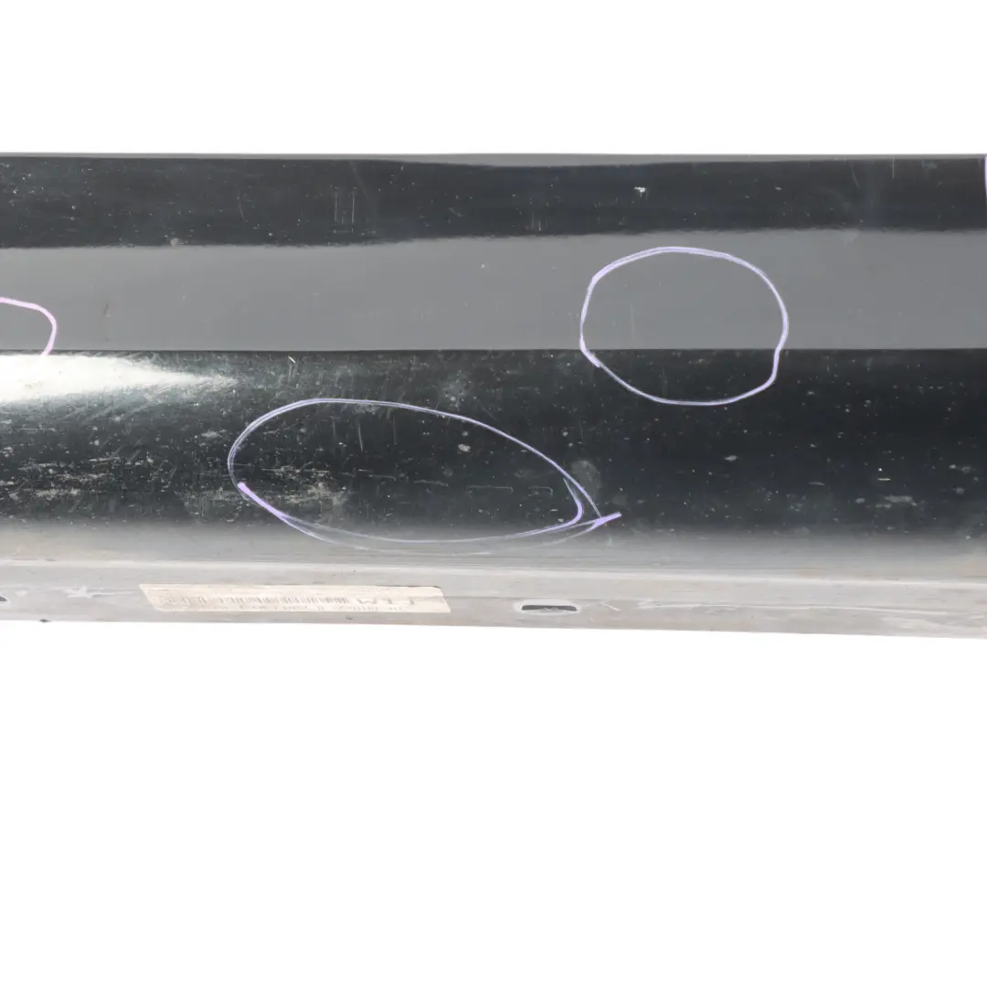 Sill Strip Side Skirt Left N/S Black Sapphire Metallic - 475 to BMW E90 LCI M Sport with Part number 0037229 BMW E90 LCI M Sport Sill Strip Side Skirt Left N/S Black Sapphire Metallic - 475 - SKU 0037229-BS - Part number 0037229