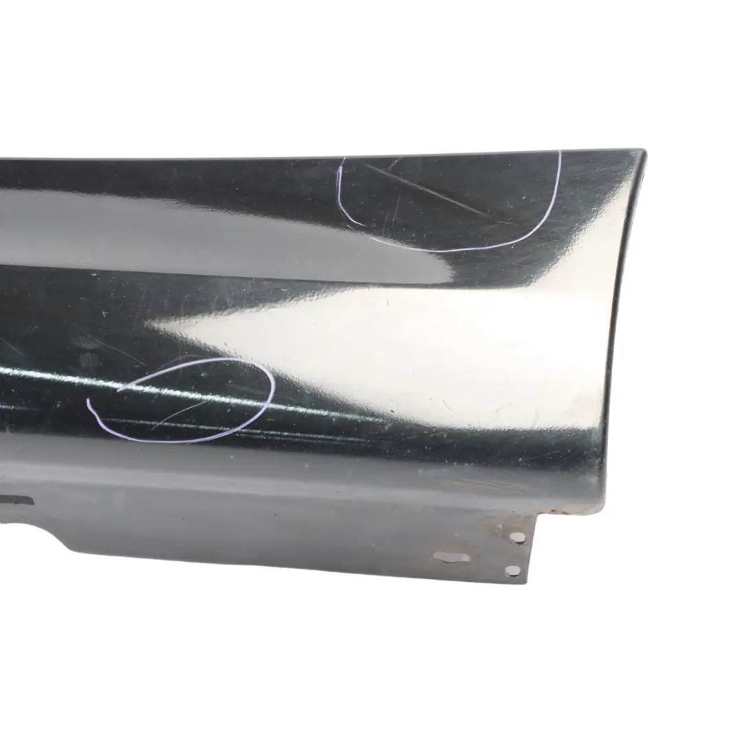 Sill Strip Side Skirt Left N/S Black Sapphire Metallic - 475 to BMW E90 LCI M Sport with Part number 0037229 BMW E90 LCI M Sport Sill Strip Side Skirt Left N/S Black Sapphire Metallic - 475 - SKU 0037229-BS - Part number 0037229
