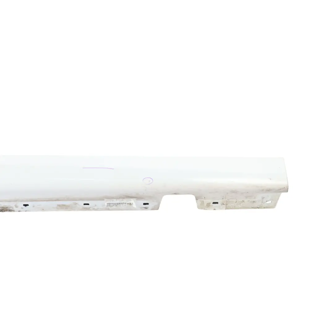 BMW E90 E91 LCI M Sport Bas de Couverture Seuil Droite Blanc des Alpes - SKU 0037230-AW - Numéro de pièce 37230