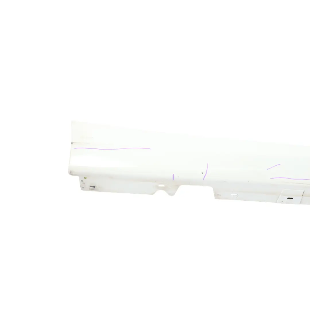 Listwa Nakładka Próg Prawy Biały do BMW E90 LCI o numerze 37230 BMW E90 LCI Listwa Nakładka Próg Prawy Biały - SKU 0037230-AW - Numer Części 37230