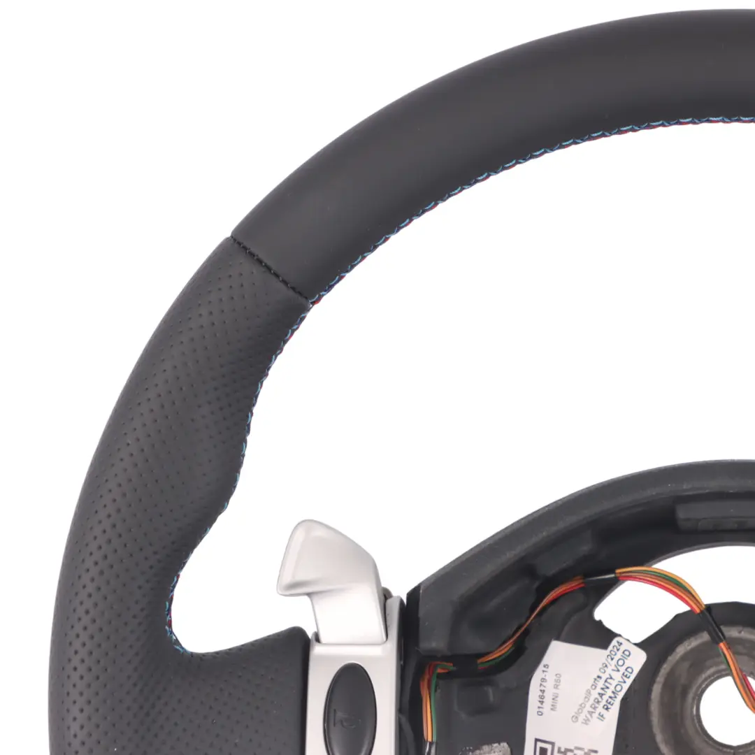 Kierownica NOWA Czarna Skóra Łopatki do Mini Cooper One R50 R53 o numerze 0146479 Mini Cooper One R50 R53 Kierownica NOWA Czarna Skóra Łopatki - SKU 0146479-15 - Numer Części 0146479