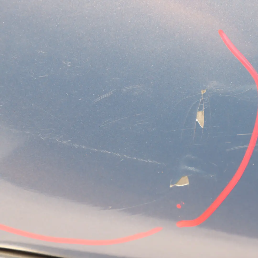 Bumper Cabrio Complete PDC Trim Panel Cool Blue Metallic - A27 to Mini R52 Rear with Part number 0309183 Mini R52 Rear Bumper Cabrio Complete PDC Trim Panel Cool Blue Metallic - A27 - SKU 0309183-COOL - Part number 0309183