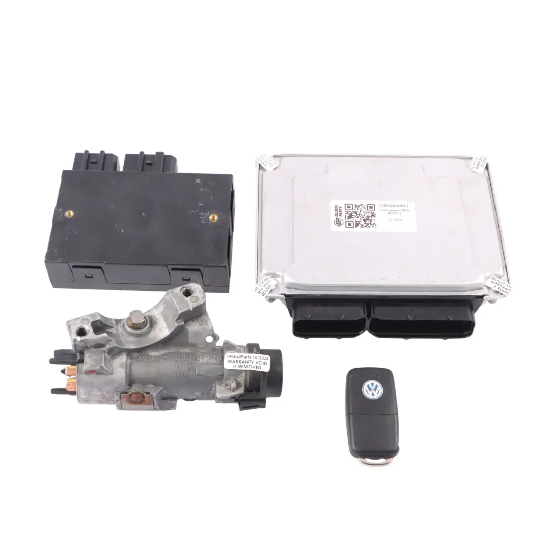 Volkswagen VW New Beetle 1.9 TDI BSW Engine Unit ECU Kit Key Manual - SKU 038906019NN-1 - Part number 038906019NN