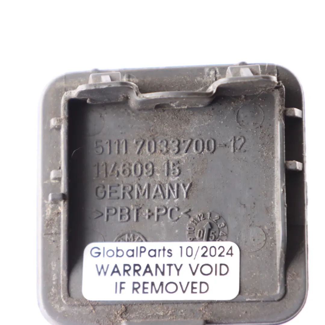 BMW E60 Flap Rear Bumper Towing Eye Cover Oxford Green - 430 7033700 - SKU 0395209-OXF - Part number 0395209