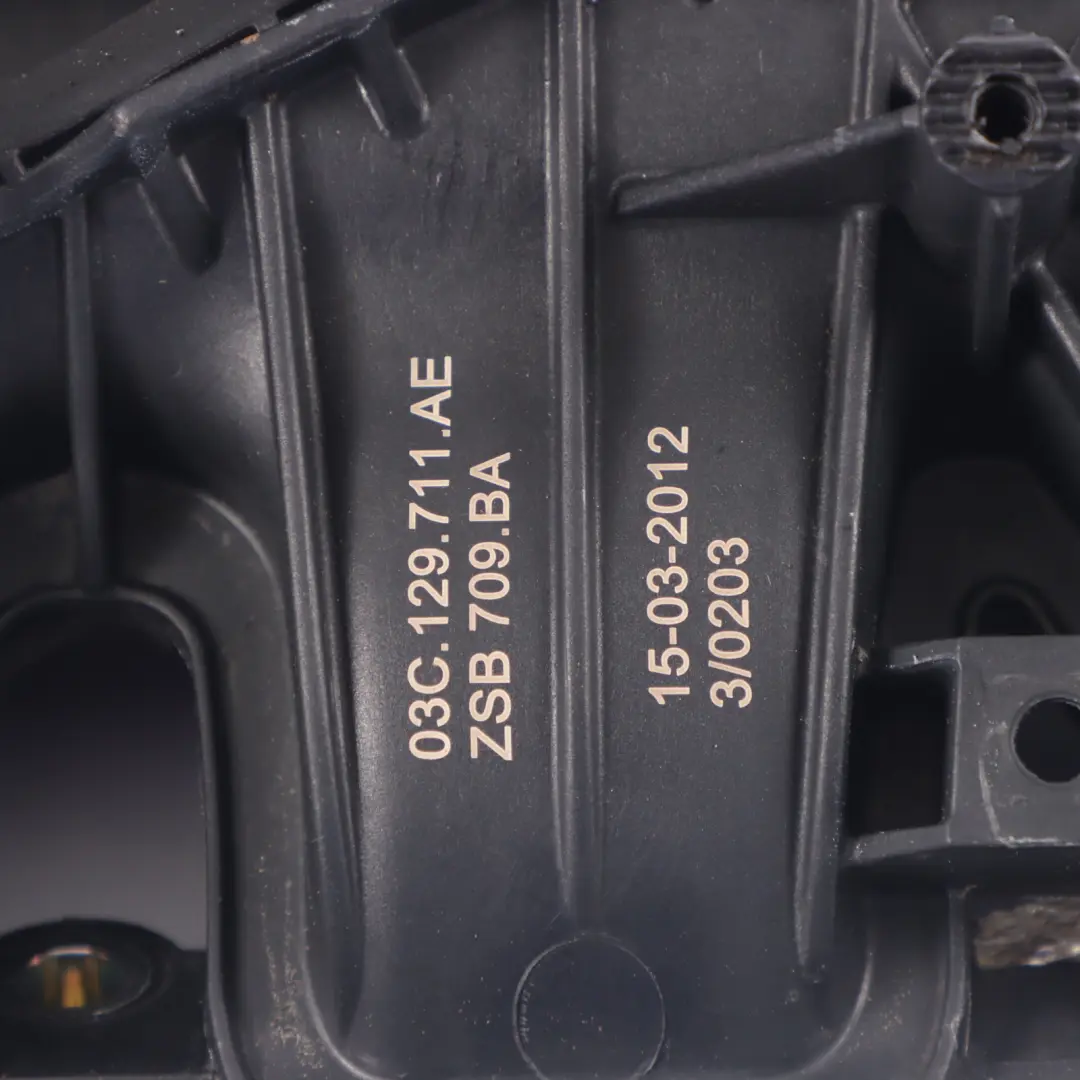 Collecteur d'admission d'air pour Volkswagen Touran 1T à propos du numéro de pièce 03C129709BA Volkswagen Touran 1T Collecteur d'admission d'air - SKU 03C129709BA - Numéro de pièce 03C129709BA