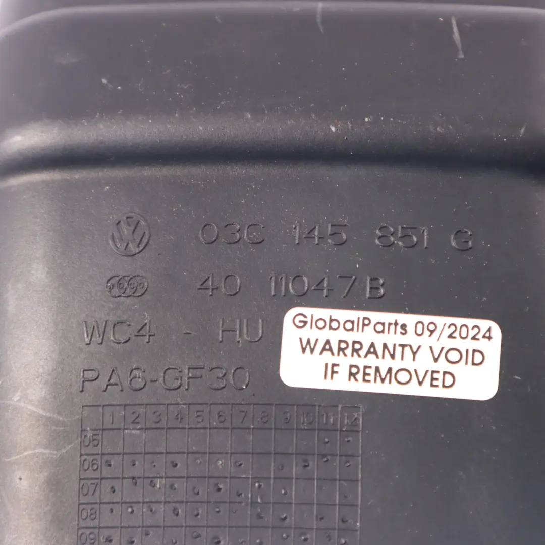 VW Touran 1T Benzina Coperchio Compressore Sovralimentatore Destro - SKU 03C145851G - Numero di parte 03C145851G