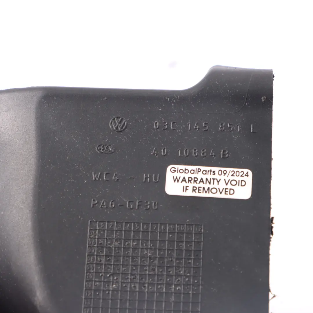 VW Touran 1T Couvercle de compresseur pour moteur à essence Droit - SKU 03C145851L - Numéro de pièce 03C145851L